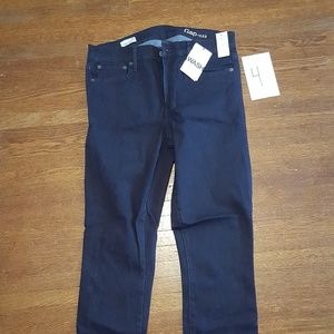 Long Dark Wash Gap Jeans
